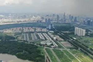 Land plots in the Thu Thiem New Urban Area (Photo: SGGP)